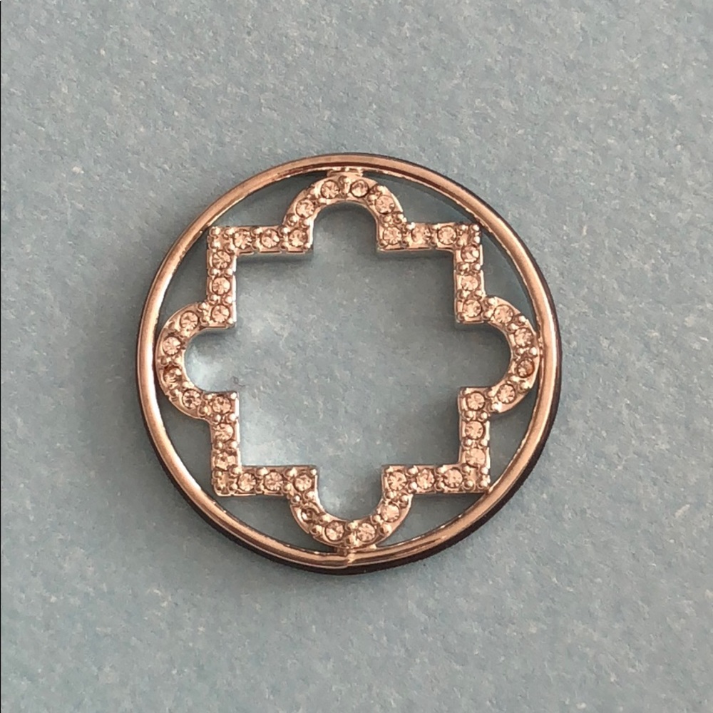 Origami Owl LARGE SILVER MOROCCAN Window Plate - Picture 6 of 7